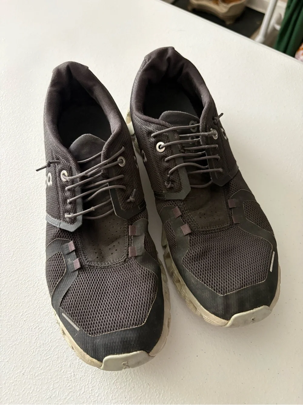 On Running Running Cloud Mens Sneakers in Black